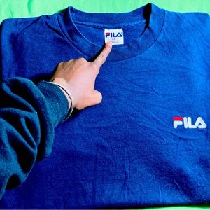 FILA XL Navy Blue T-Shirt